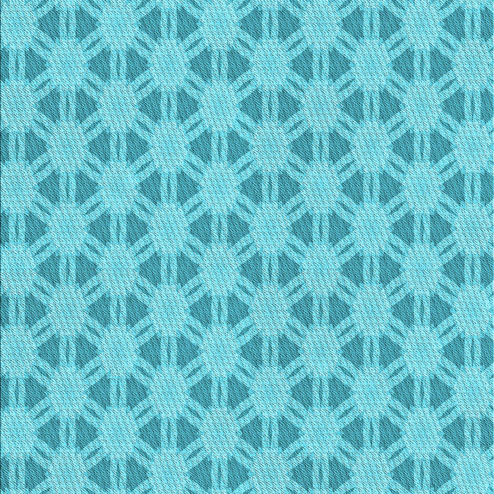 Patterned Dark Turquoise Green Rug, pat1647lblu