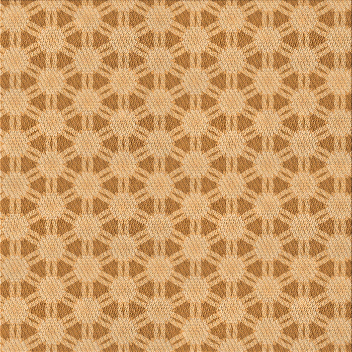 Round Machine Washable Transitional Neon Orange Rug, wshpat1647org