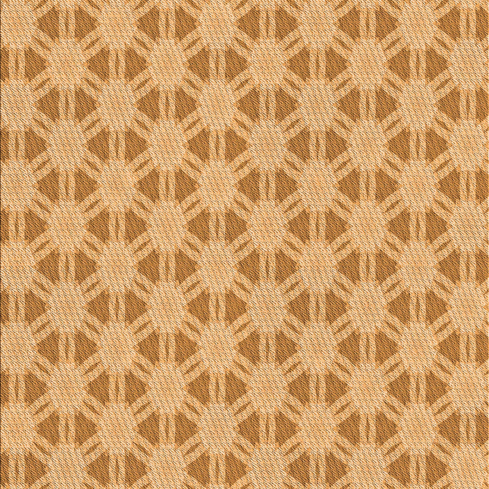 Patterned Neon Orange Rug, pat1647org