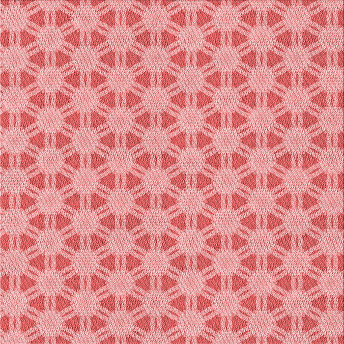 Round Patterned Pastel Pink Rug, pat1647rd