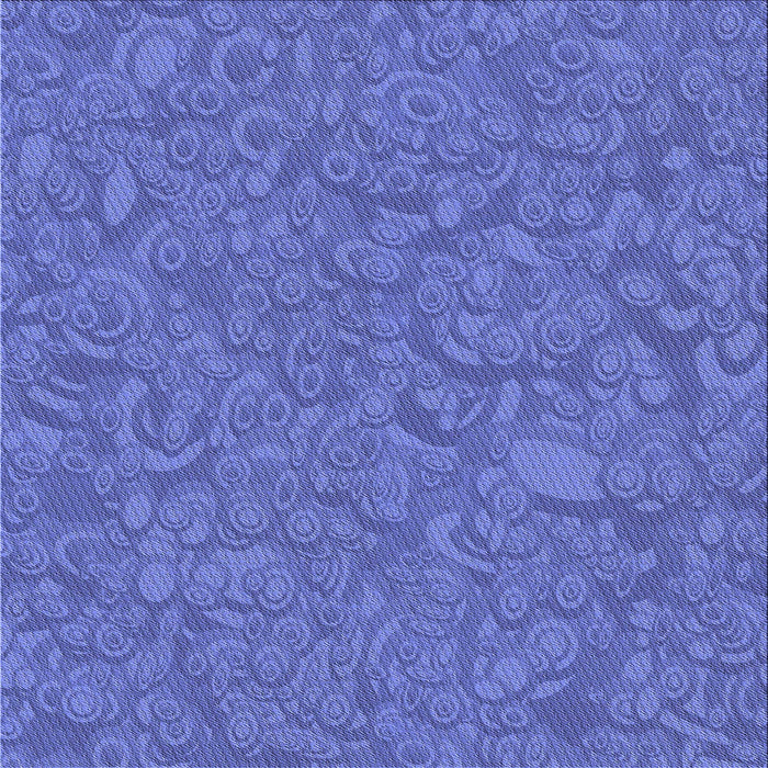 Round Patterned Sky Blue Rug, pat1648blu