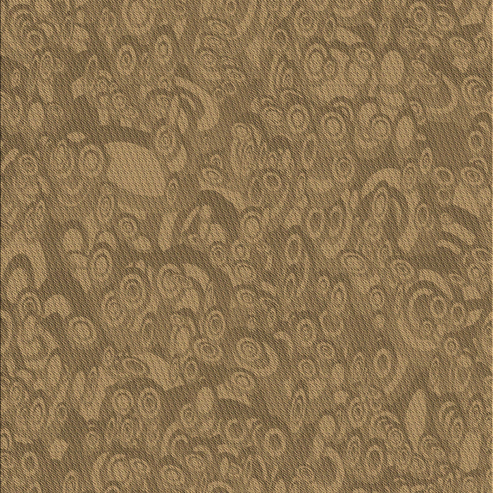 Patterned Saddle Brown Rug, pat1648brn
