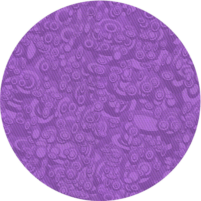 Square Machine Washable Transitional Crimson Purple Rug in a Living Room, wshpat1648pur