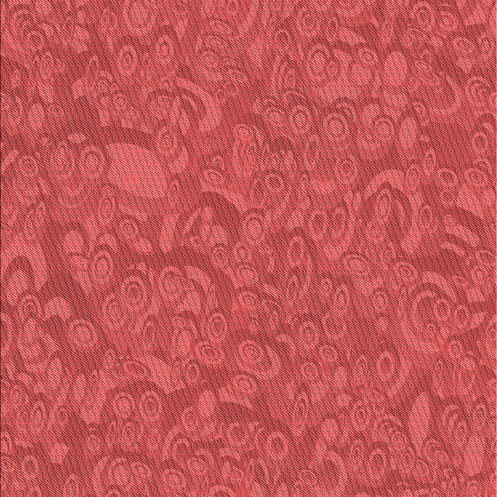 Patterned Red Rug, pat1648rd
