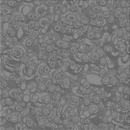 Sideview of Machine Washable Transitional Dark Gray Rug, wshpat1648