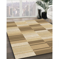 Patterned Copper Brown Rug, pat1649brn