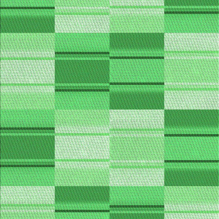 Machine Washable Transitional Green Rug, wshpat1649grn