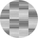 Square Patterned Gray Rug, pat1649gry