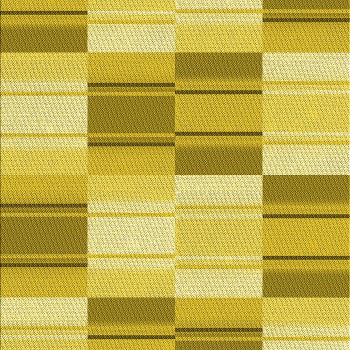 Machine Washable Transitional Bold Yellow Rug, wshpat1649yw