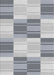 Patterned Gray Novelty Rug, pat1649