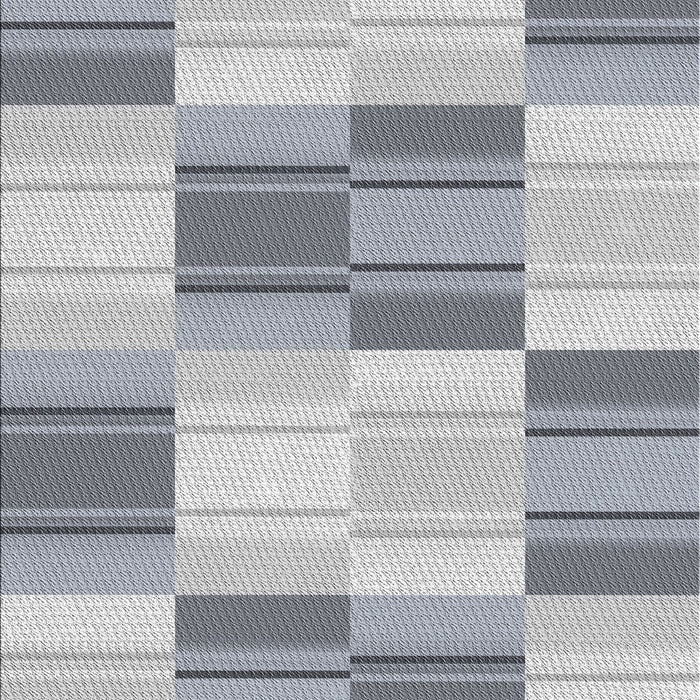 Patterned Gray Novelty Rug, pat1649