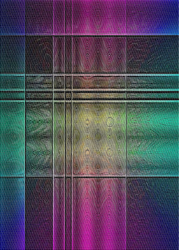 Patterned Dark Purple Novelty Rug, pat164