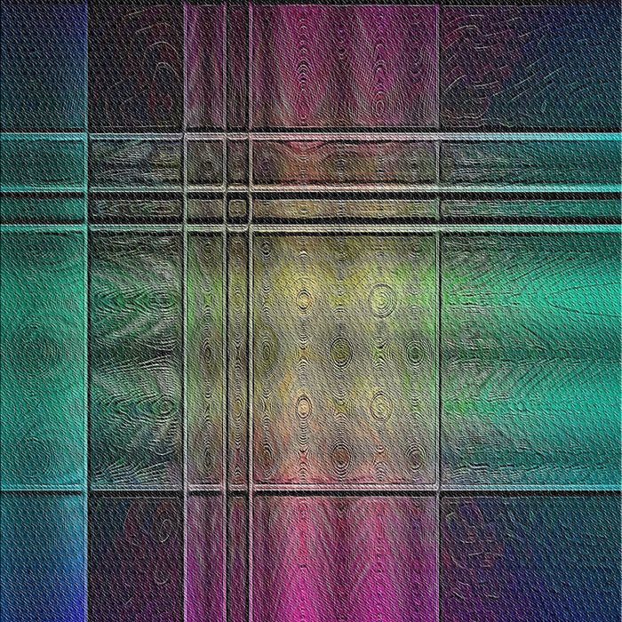 Patterned Dark Purple Novelty Rug, pat164