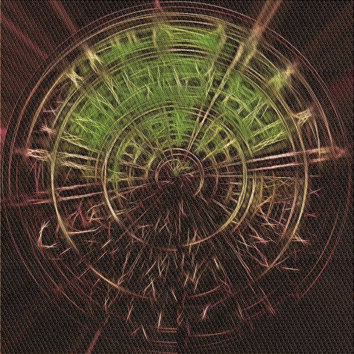 Round Machine Washable Transitional Oak Brown Rug, wshpat165brn