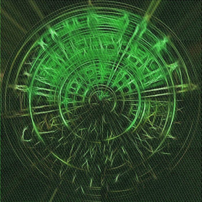 Round Machine Washable Transitional Black Rug, wshpat165grn