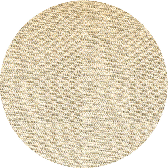 Square Patterned Vanilla Gold Rug, pat1650brn