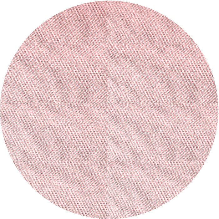 Square Patterned Light Coral Pink Rug, pat1650rd
