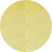 Square Patterned Golden Brown Yellow Rug, pat1650yw