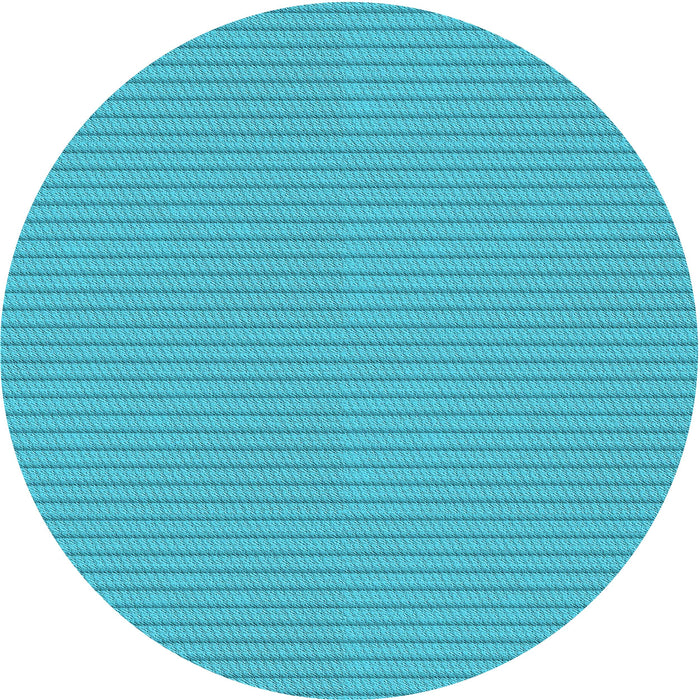 Square Patterned Dark Turquoise Green Rug, pat1651lblu