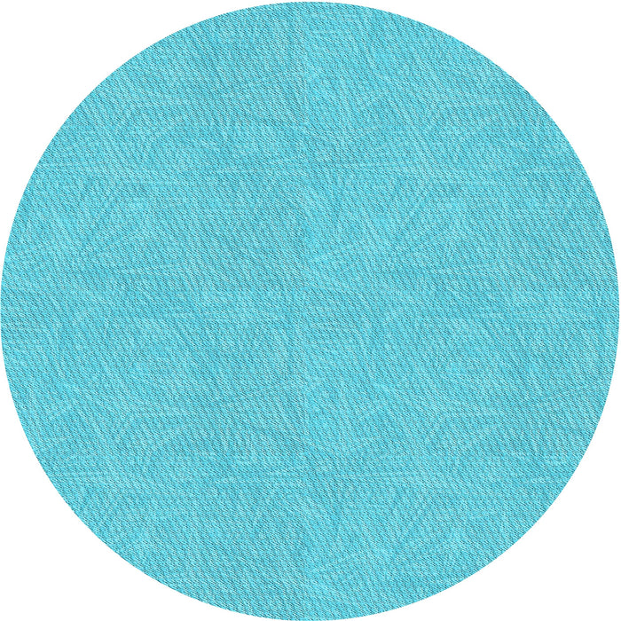 Square Patterned Bright Turquoise Blue Rug, pat1652lblu
