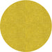 Square Machine Washable Transitional Yellow Rug in a Living Room, wshpat1652yw