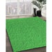 Machine Washable Transitional Lime Green Rug in a Family Room, wshpat1654grn