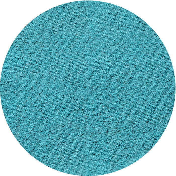 Square Machine Washable Transitional Bright Turquoise Blue Rug in a Living Room, wshpat1654lblu