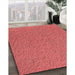 Machine Washable Transitional Red Rug in a Family Room, wshpat1654rd