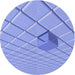 Square Machine Washable Transitional Light Slate Blue Rug in a Living Room, wshpat1655blu