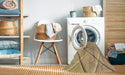 Machine Washable Transitional Yellow Orange Rug in a Washing Machine, wshpat1655brn
