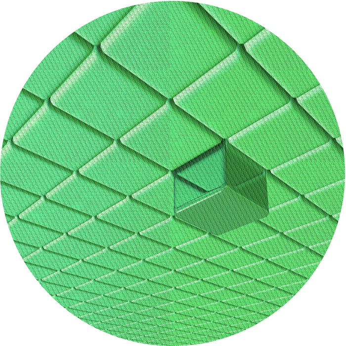 Square Machine Washable Transitional Neon Green Rug in a Living Room, wshpat1655grn