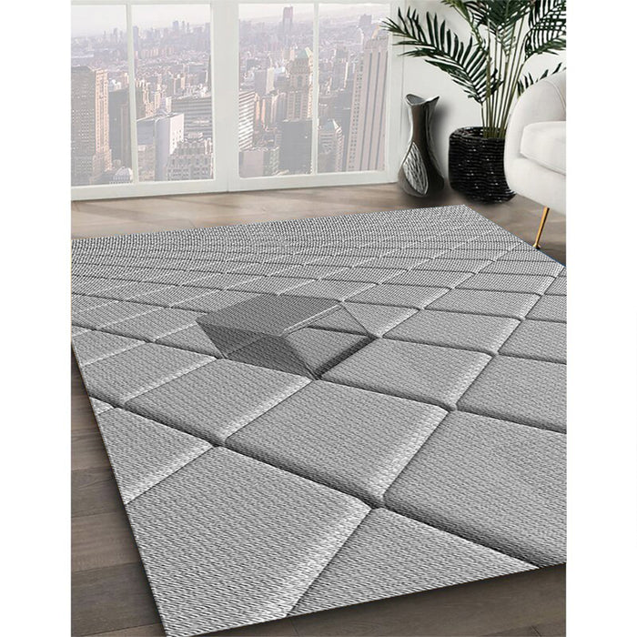 Machine Washable Transitional Gray Rug in a Family Room, wshpat1655gry