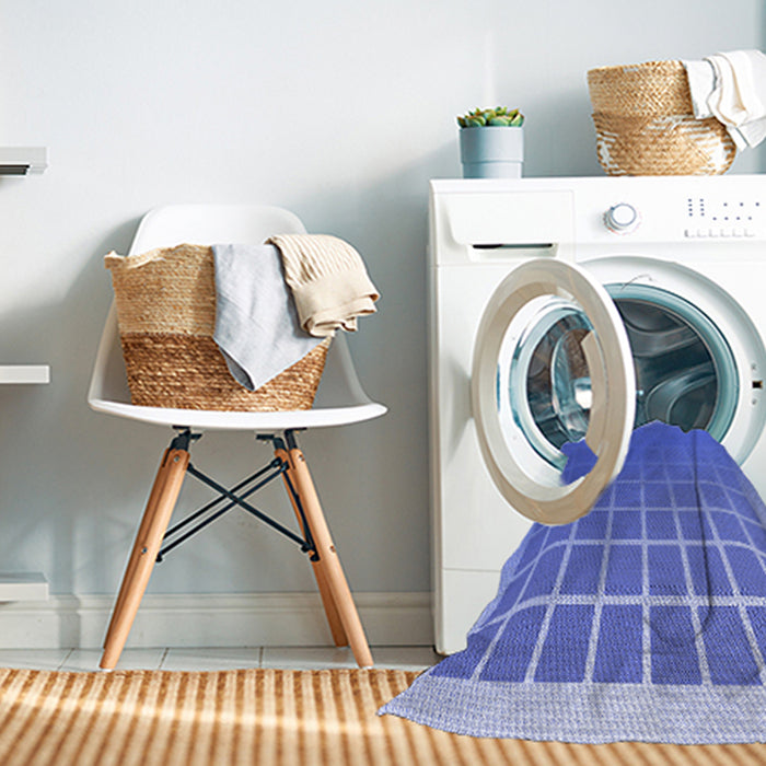 Machine Washable Transitional Sky Blue Rug in a Washing Machine, wshpat1656blu