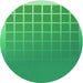 Square Machine Washable Transitional Neon Green Rug in a Living Room, wshpat1656grn