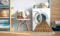 Machine Washable Transitional Orange Rug in a Washing Machine, wshpat1656org