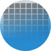 Square Patterned Blue Abstract Machine Washable Rug, wshpat1656