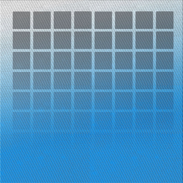 Sideview of Patterned Blue Abstract Machine Washable Rug, wshpat1656