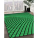 Machine Washable Transitional Green Rug in a Family Room, wshpat1657grn