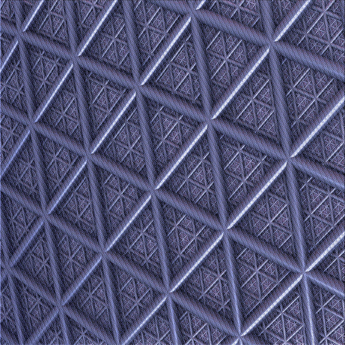 Round Machine Washable Transitional Periwinkle Purple Rug, wshpat1659blu