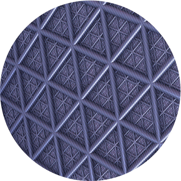 Square Patterned Periwinkle Purple Rug, pat1659blu