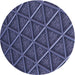 Square Patterned Periwinkle Purple Rug, pat1659blu