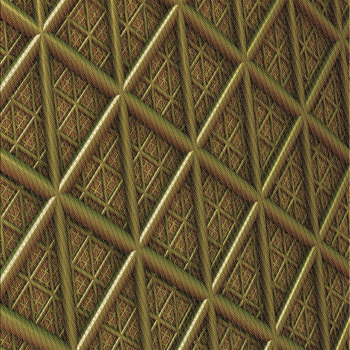 Machine Washable Transitional Dark Yellow Green Rug, wshpat1659brn