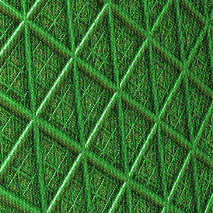 Patterned Deep Emerald Green Rug, pat1659grn