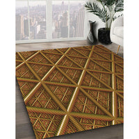 Patterned Sedona Brown Rug, pat1659org