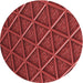 Square Patterned Tomato Red Rug, pat1659rd