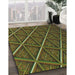 Patterned Red Novelty Rug in Family Room, pat1659