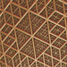 Round Patterned Red Brown Rug, pat1660brn