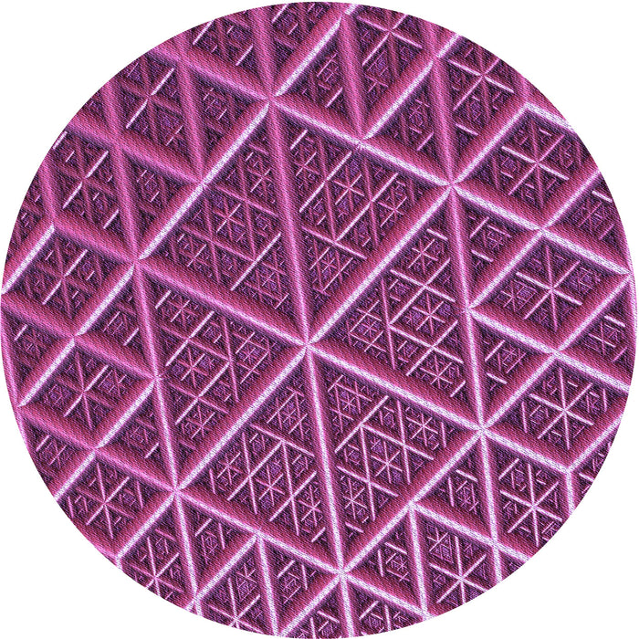 Square Patterned Crimson Purple Rug, pat1660pur