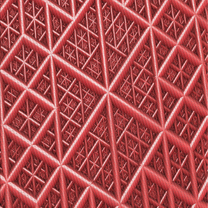 Patterned Red Rug, pat1660rd