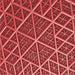Round Patterned Red Rug, pat1660rd